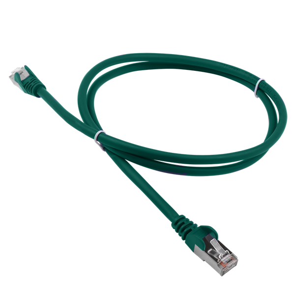 Патч-корд LANMASTER LAN-PC45/S5E-10-GN, FTP кат.5e, 4 пары, 10 м, LSZH