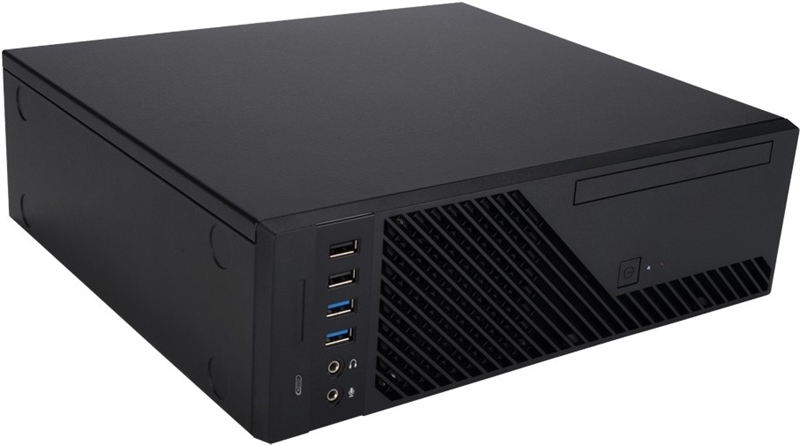 Корпус POWERMAN KI331, Micro-ATX/Mini-ITX, БП 300 Вт 80+, чёрный