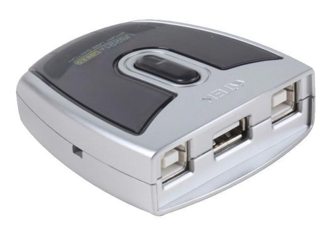 Переключатель ATEN US221A-AT, 2 порта USB 2.0, USB Type-B ×2 / Type-A ×1