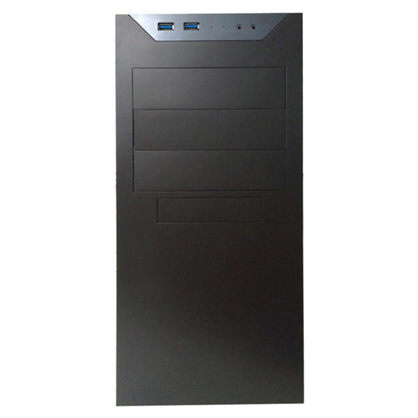 Корпус POWERMAN BA833 Midi-Tower, ATX/mATX, сталь, 2×USB 3.0, HD Audio, без БП