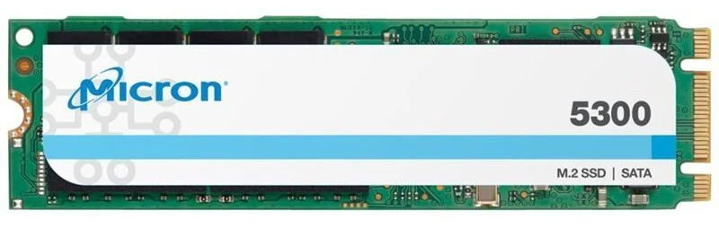 SSD Micron 5300 PRO MTFDDAV240TDS-1AW1ZABYY, 240 ГБ, M.2 SATA, 3D TLC