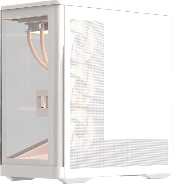 Компьютерный корпус Formula V Line Crystal U9 PA White, ATX, TYPE-C*1, USB3.0*2, Curved Glass, SIDE 3x PERFORMANCE ARGB, REAR 1x PERFORMANCE ARGB