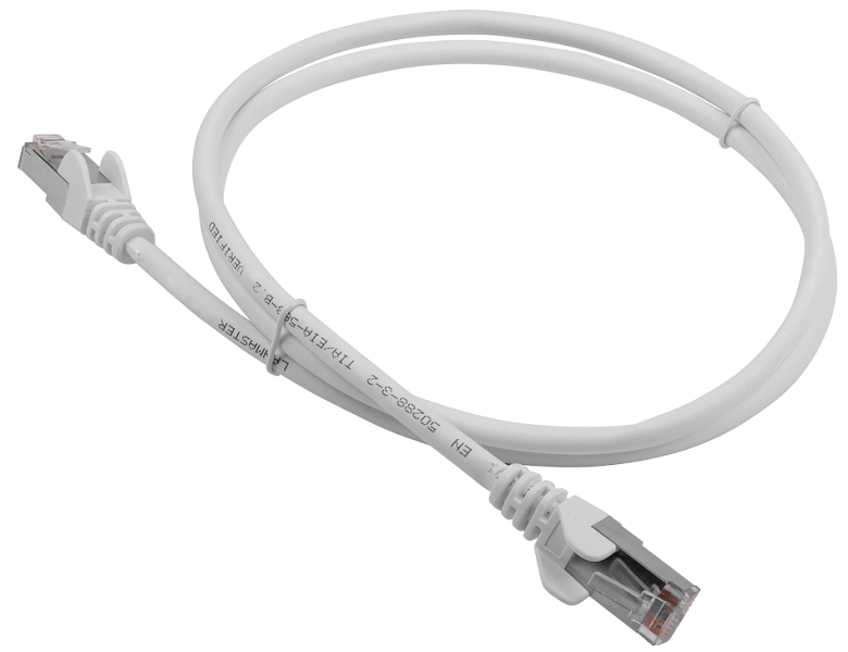 Патч-корд LANMASTER LAN-PC45/S5E-7.0-GY, FTP кат.5e, 4 пары, 7 м, LSZH, серый