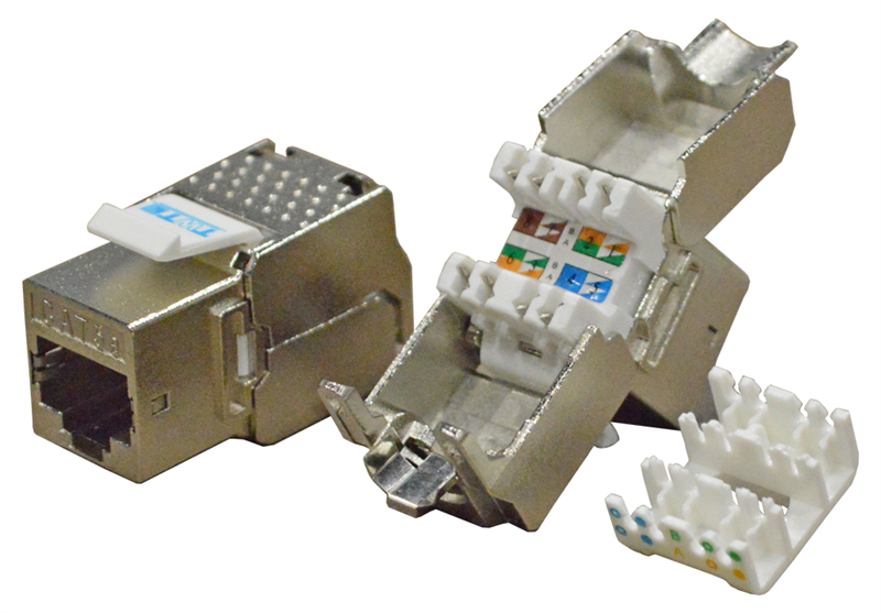 Модуль Lanmaster TWT-OK45STP180/5E, Keystone RJ45, Cat.5E, STP