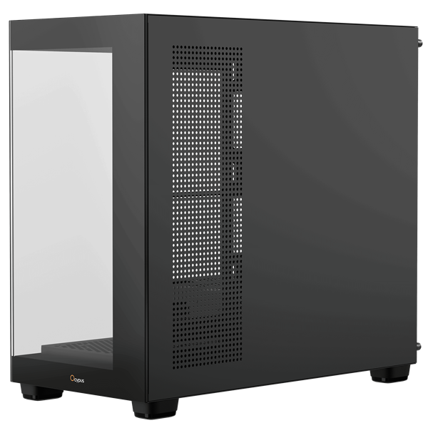 Корпус Ocypus Gamma C52 BK, Mini-Tower, mATX/mITX, без вентиляторов и БП