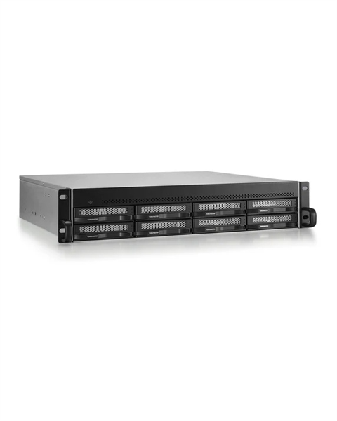 СХД TerraMaster U8-500 Plus, 2U, Intel Core i7 10 ядер, 16 ГБ DDR5, 8 отсеков SATA
