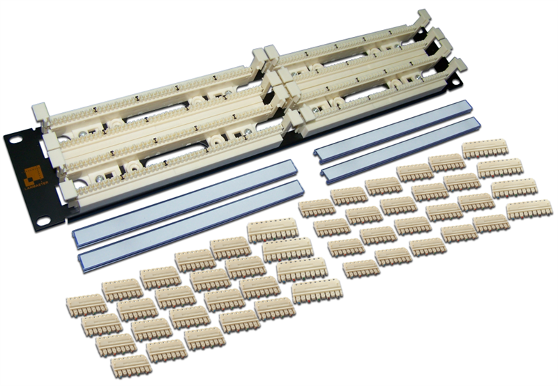 Патч-панель Lanmaster LAN-RS110-200FT, 110-тип, 200 пар, 19", 2U