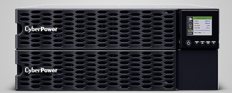 ИБП онлайн CyberPower OL8KERTHD, 8000ВА/8000Вт, 4U, 6×IEC C13/4×IEC C19
