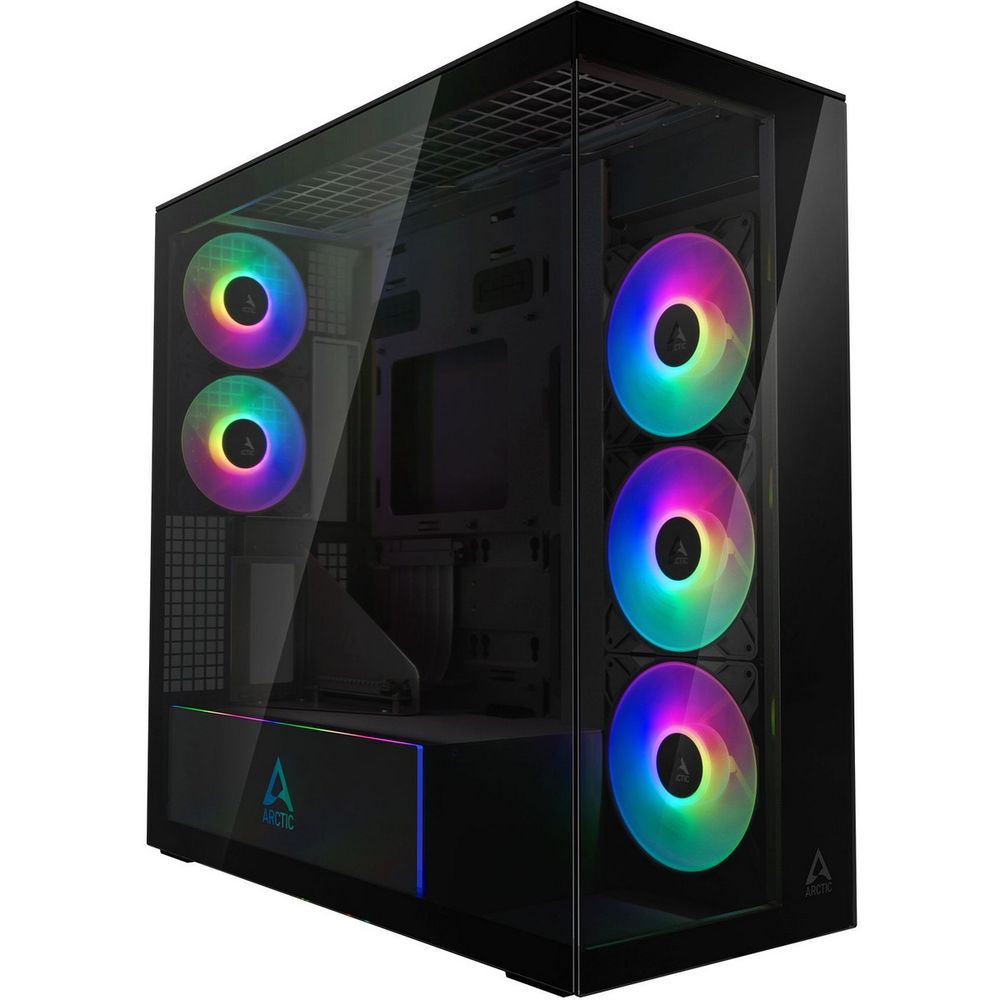 Корпус ПК ARCTIC ACPCC00019A, Midi Tower, без БП, черный