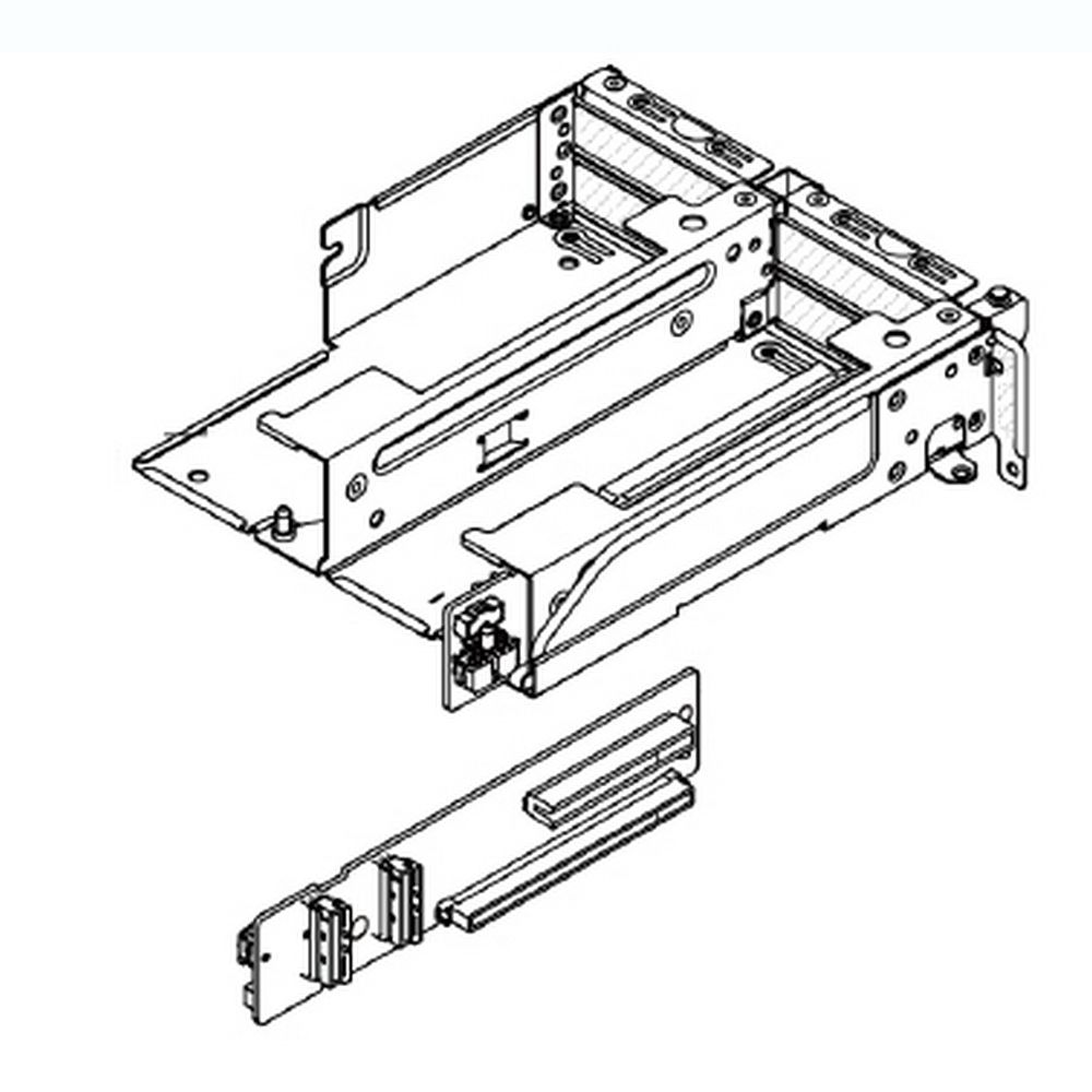 Райзер-карта Lenovo 4XH7A86662, PCIe Gen5, 2U