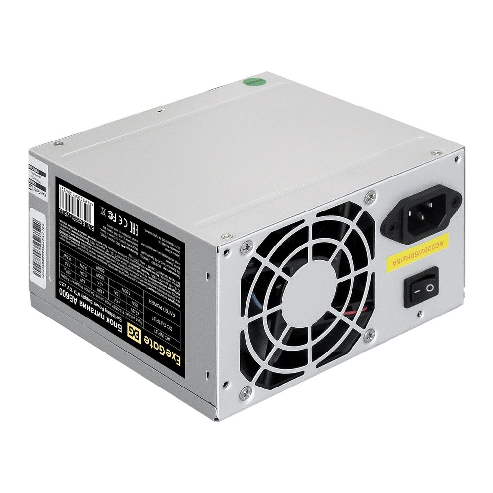 Блок питания ExeGate EX292142RUS, 600W, ATX