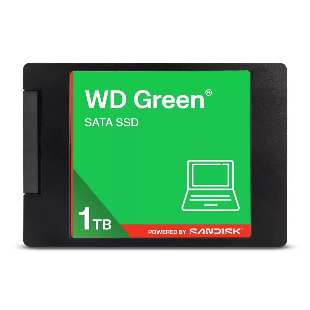 SSD Western Digital WDS100T5G0A, 1ТБ, 2.5", SATA3, QLC