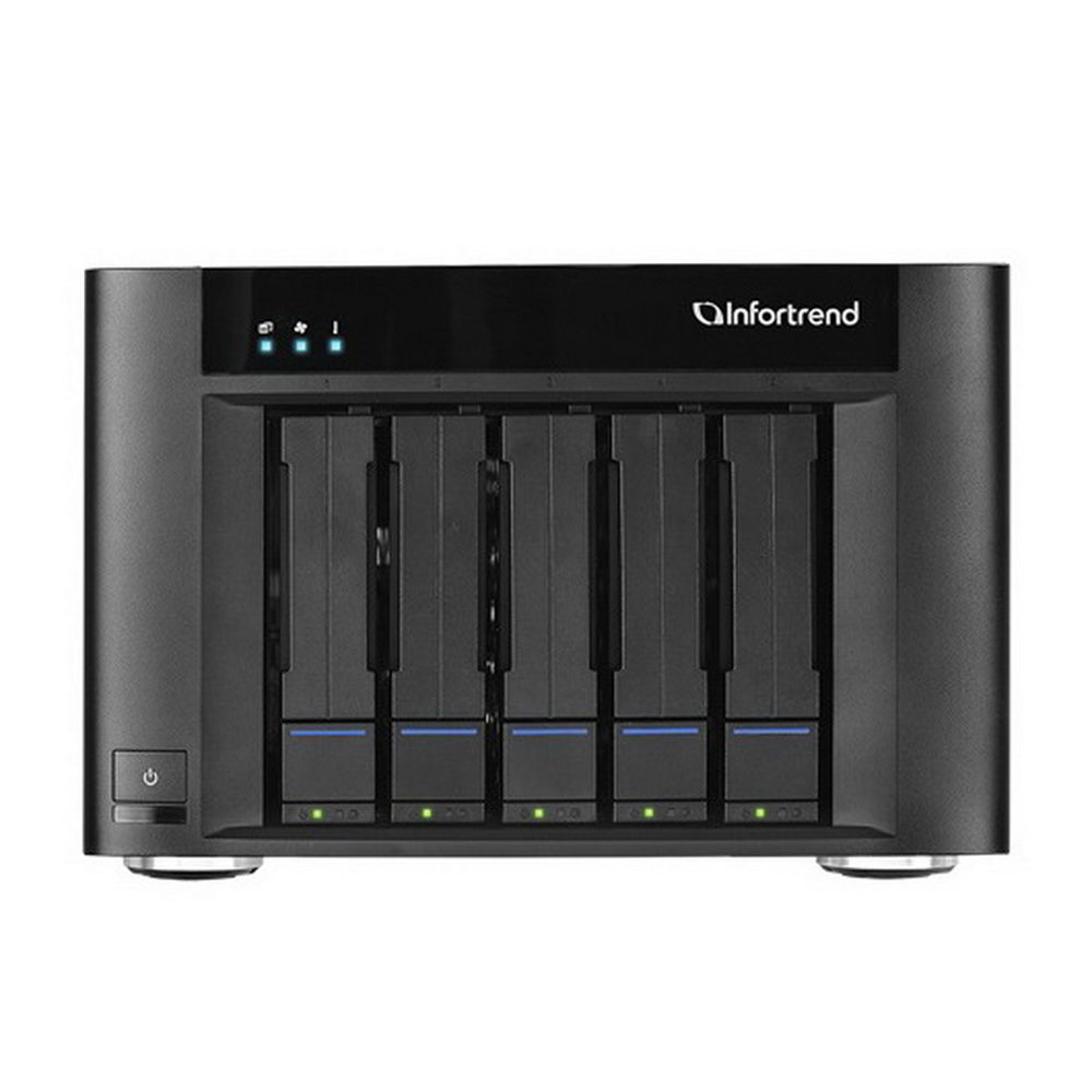 СХД Infortrend GSEP205T000D-8U32, 5bay, 2×10GbE SFP+, 2×1GbE