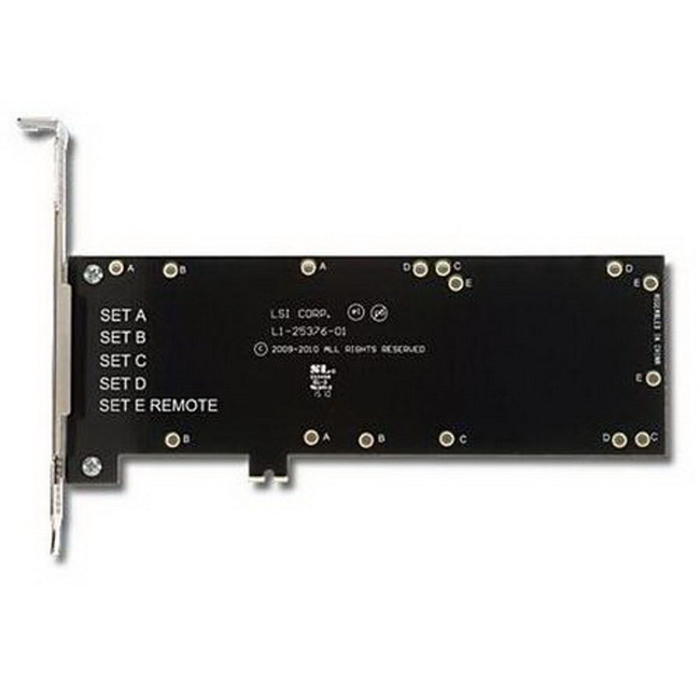 Панель Broadcom LSI BBU-BRACKET-05 (L5-25376-00), PCI/PCIe, LP, для BBU07/BBU08/BBU09 и CacheVault