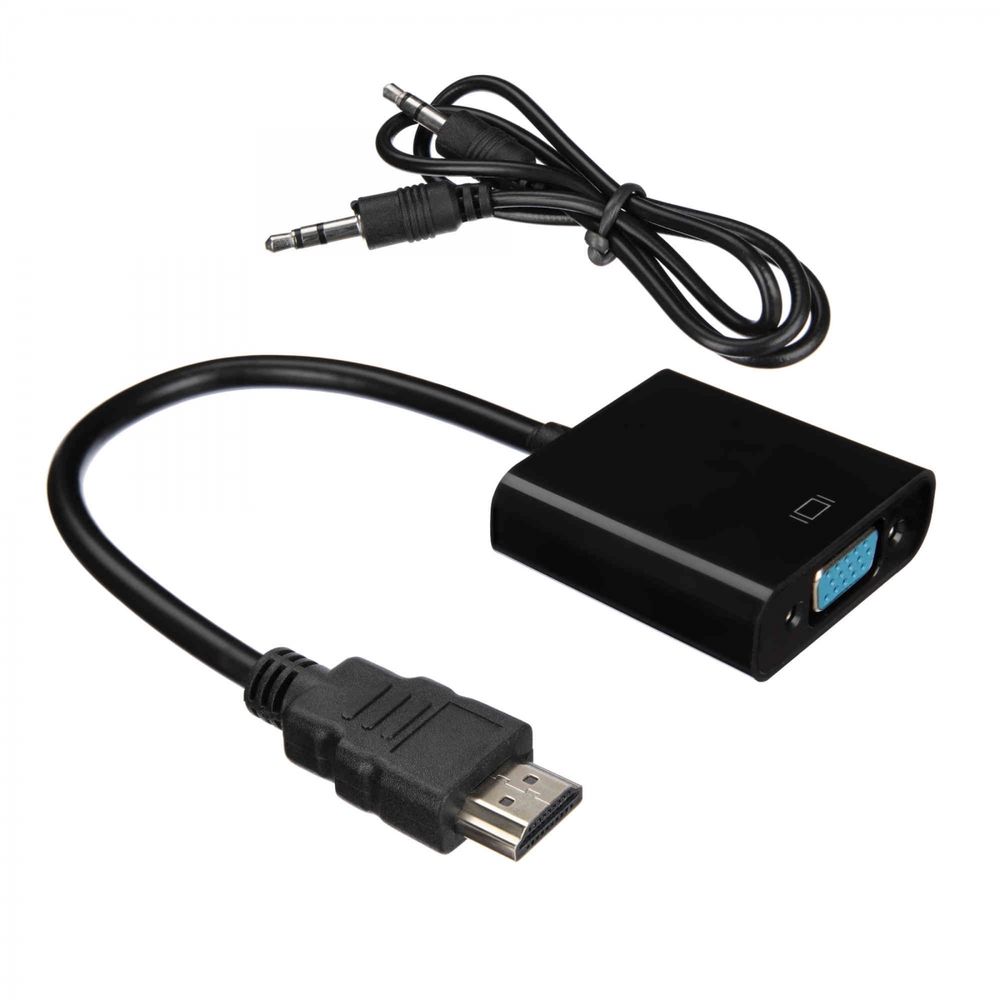 Кабель-адаптер ACD ACD-DAHVF-01B, HDMI–VGA, 0.2 м, 1920×1080