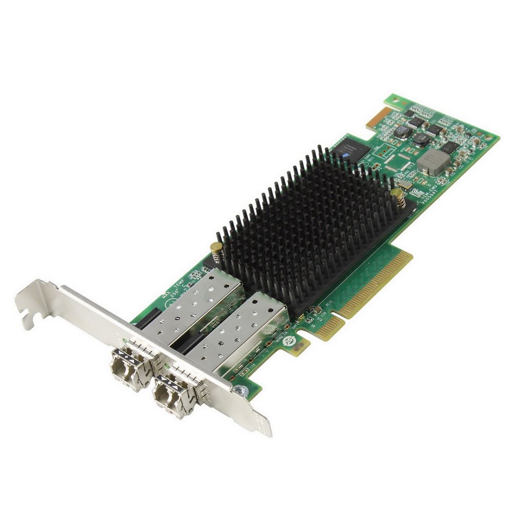 Сетевой адаптер Broadcom Emulex LPE16002B-M6, 2 порта 16 Гб/с, PCIe Gen3 x8