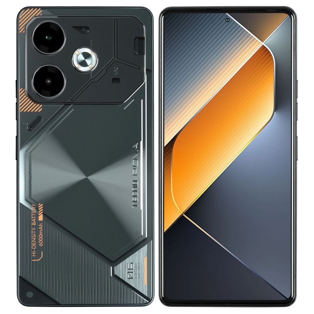 Смартфон TECNO LI7 256+8 METEORITE GREY, 256ГБ, 8ГБ, 6.8", 108Мп
