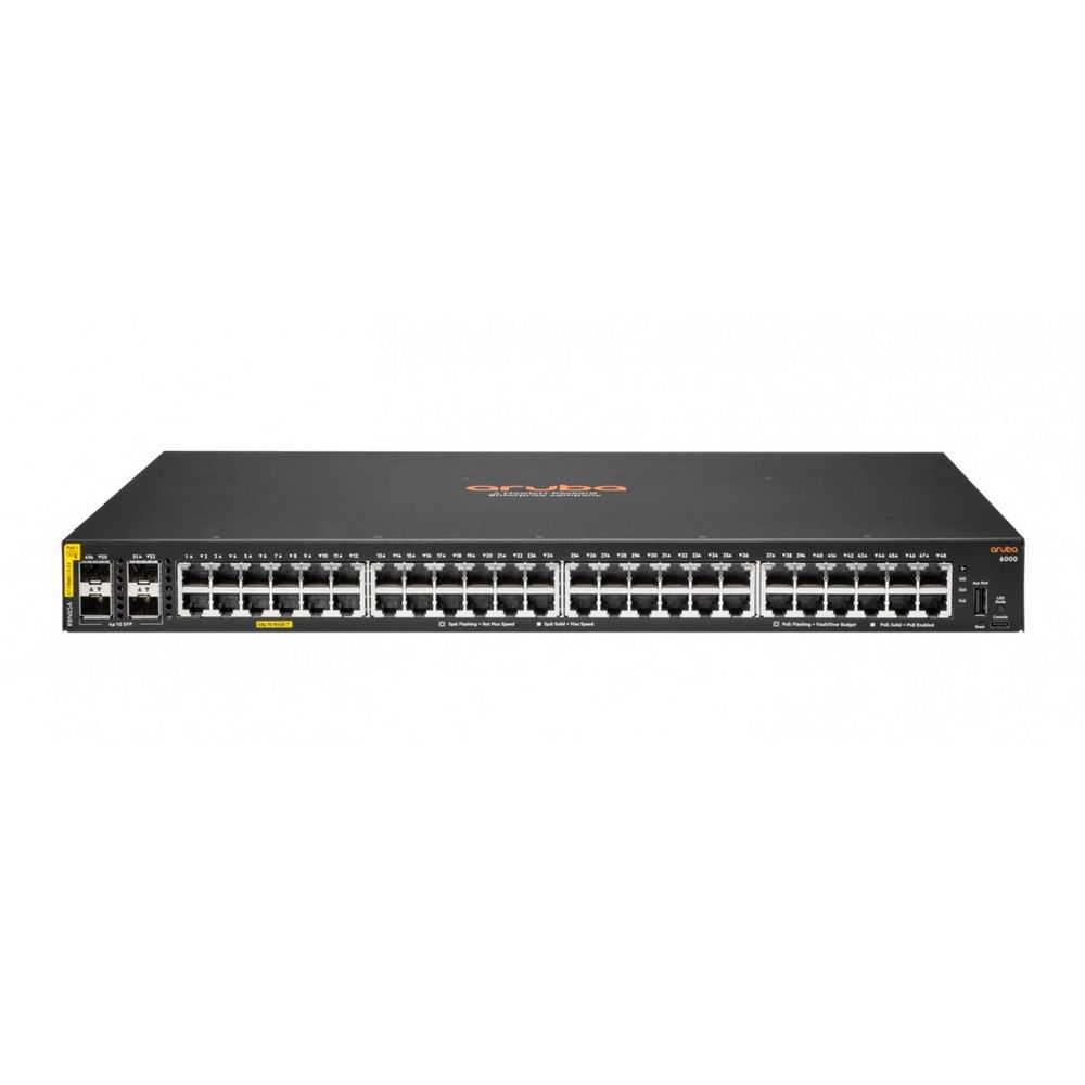 Коммутатор HPE R8N85A, L2, 48×1GbE PoE, 4×SFP, 370Вт