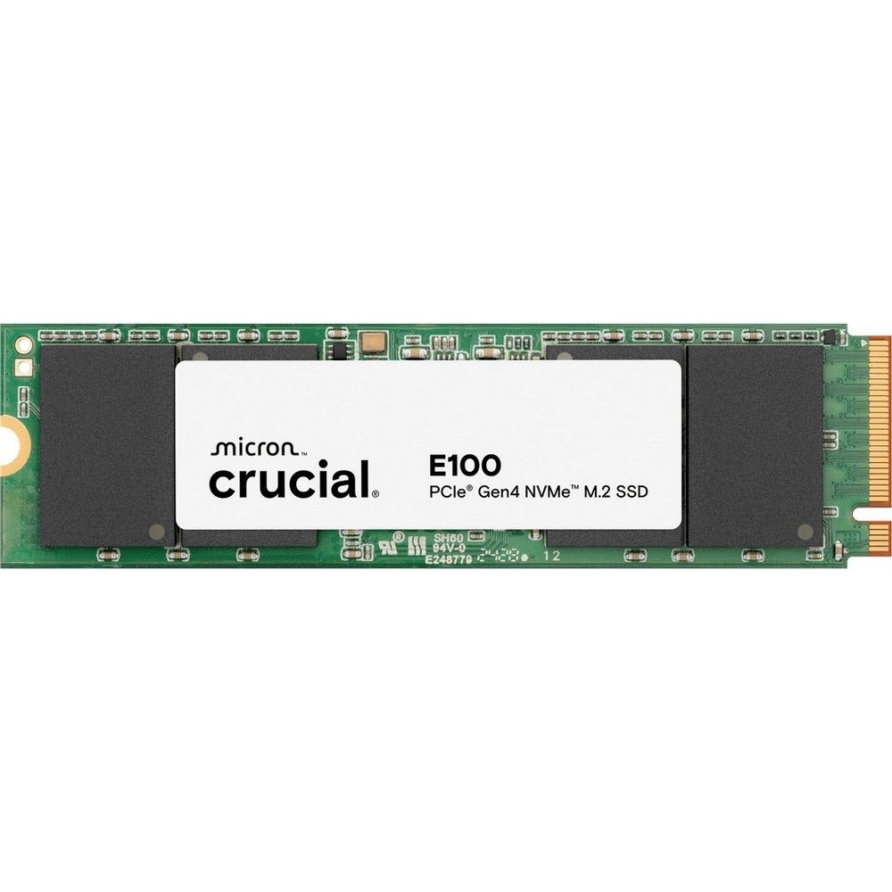 SSD Crucial E100 2 ТБ, M.2 2280, PCIe 4.0 x4, NVMe, 5000/4500 МБ/с