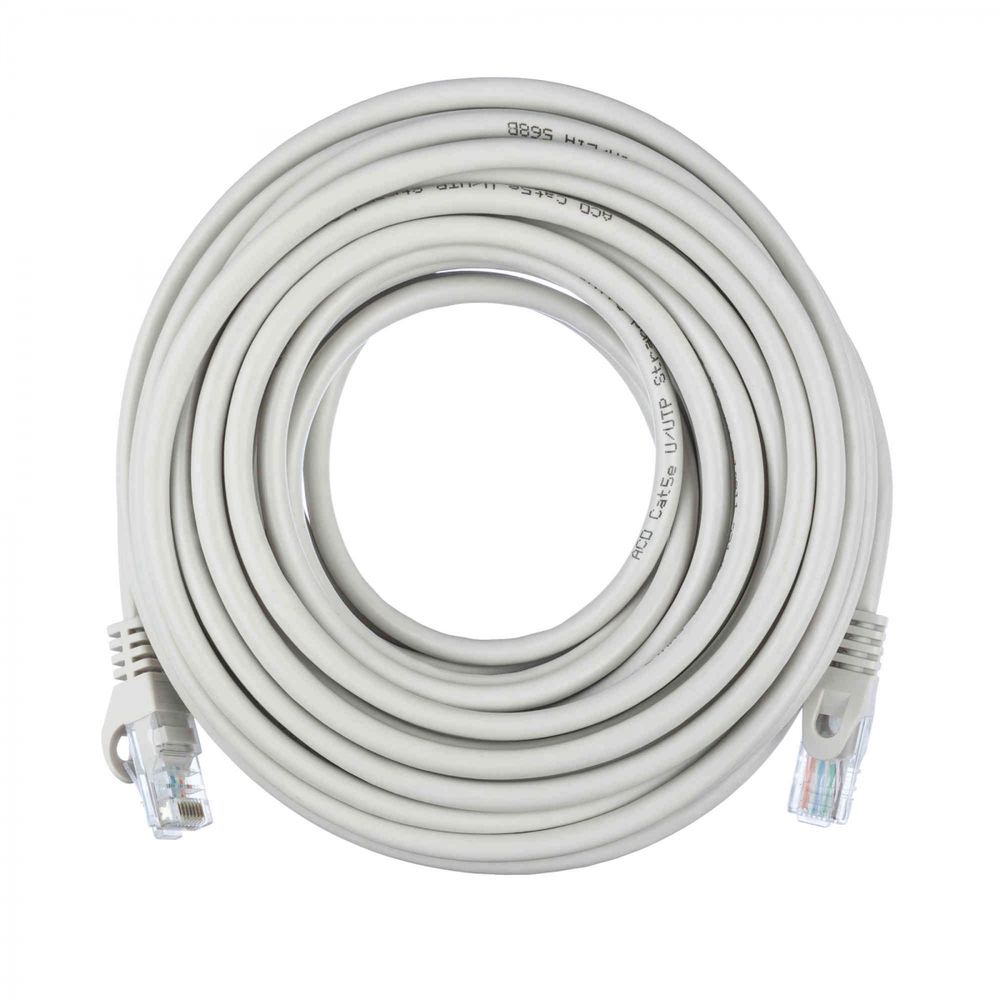 Патч-корд ACD ACD-LPU5E-10M, Cat.5e UTP, 10м, серый