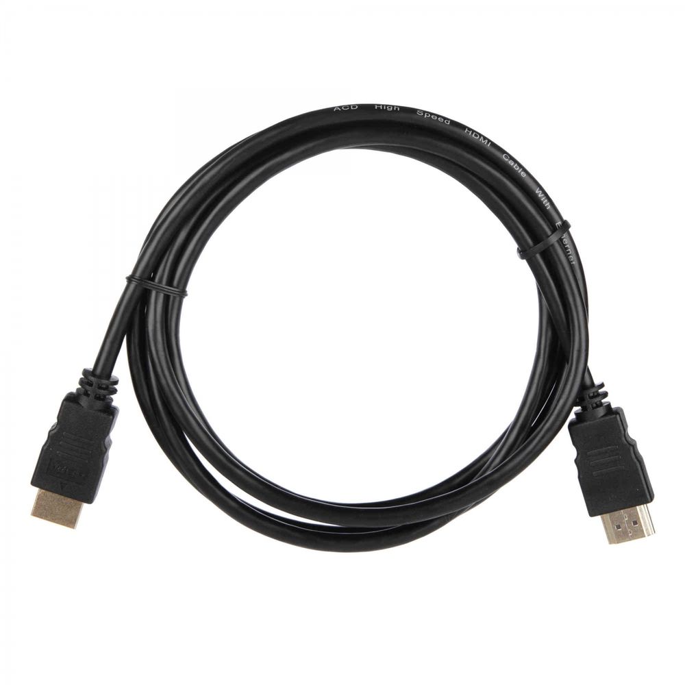 Кабель ACD ACD-DHHM1-18B, HDMI 1.4, 1.8 м, 4K, позолоченные контакты
