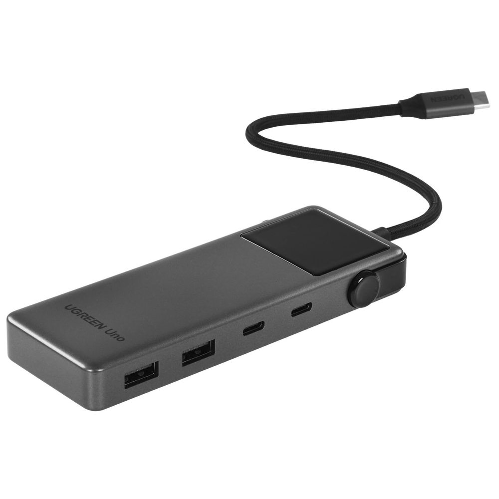Конвертер UGREEN CM888 UNO 35998, USB-C 6-in-1, 4K@60Hz, PD