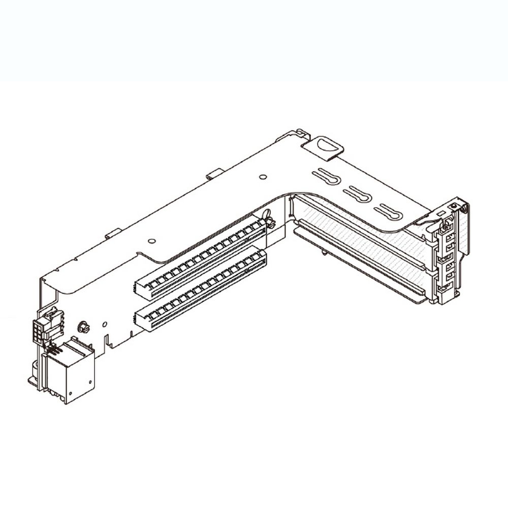 Райзер-карта Lenovo ThinkSystem V3 2U 4XH7A82894, 2× PCIe 4.0 x16