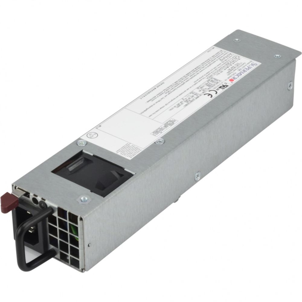 Блок питания Supermicro PWS-606P-1R, 600Вт, 1U, +12V