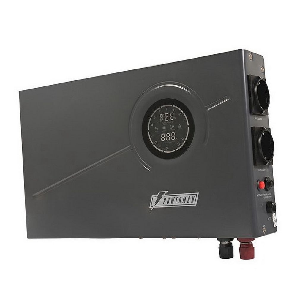 ИБП Powerman Smart 1000 INV Graphite, Online, внешние АКБ