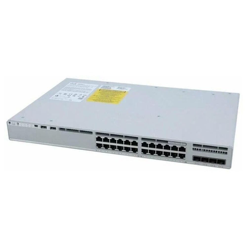 Коммутатор Cisco C9200L-24P-4G-E, 24×PoE+, 4×1G uplink