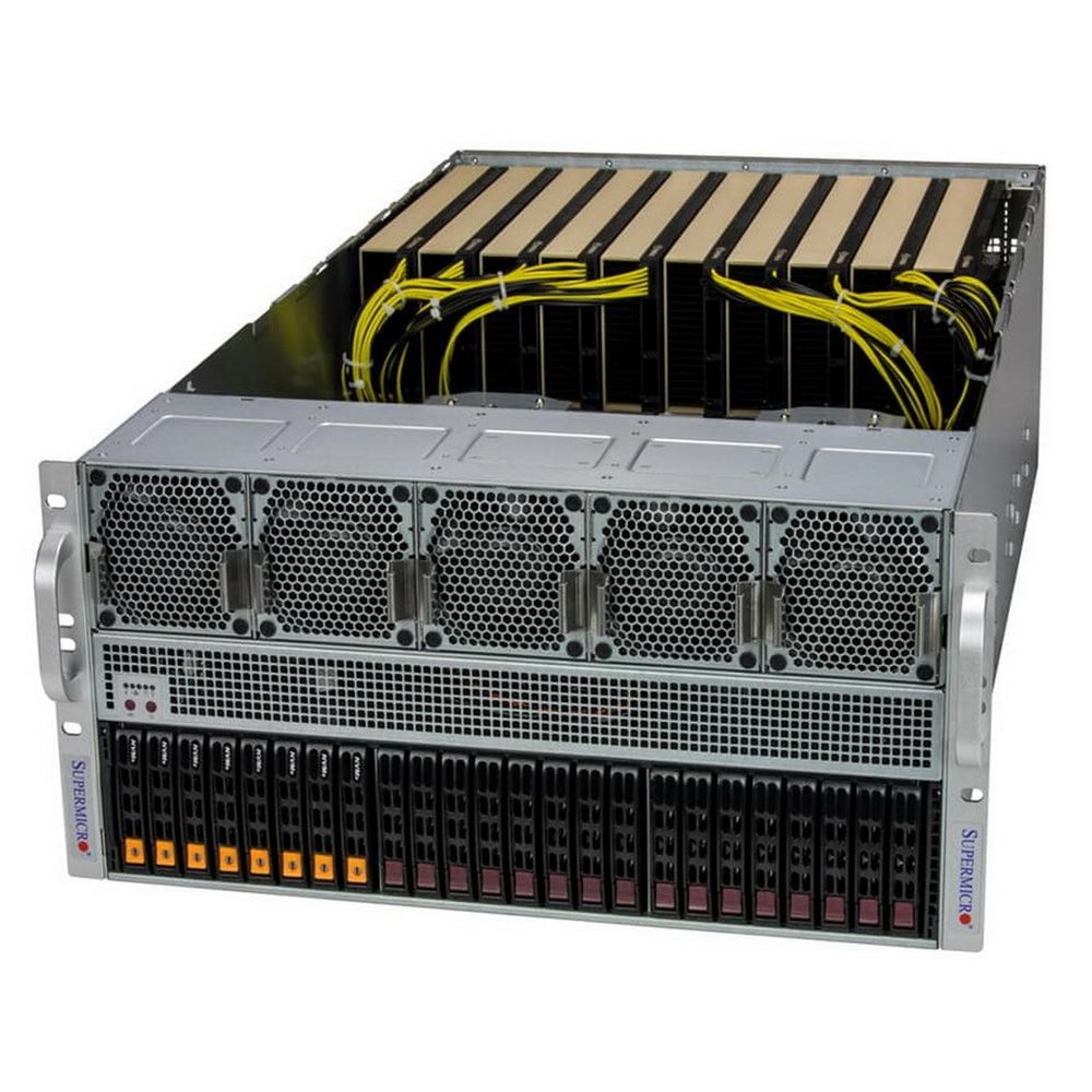 Серверная платформа Supermicro SYS-521GE-TNRT, 5U, 2×LGA-4677, 32×DDR5, 13×PCIe 5.0