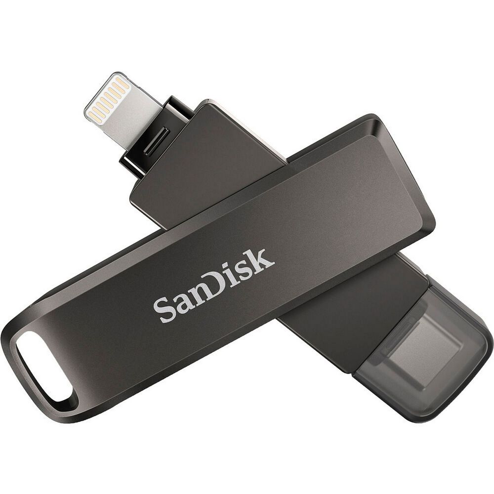 USB-накопитель SanDisk SDIX70N-256G-GN6NE, 256ГБ, USB-C + Lightning