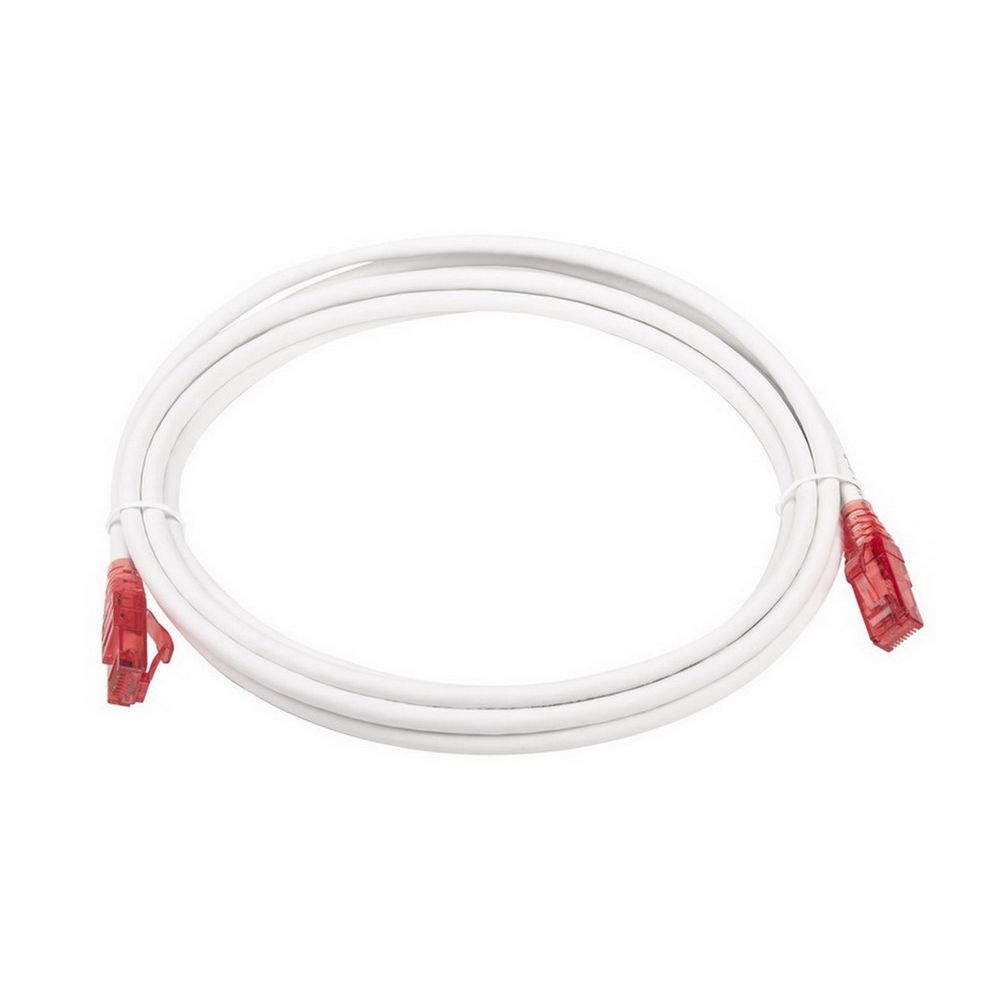 Патч-корд Hyperline PC-LPM-UTP-RJ45-RJ45-C5e-2M-LSZH-WH, U/UTP Cat.5e, 2м, белый