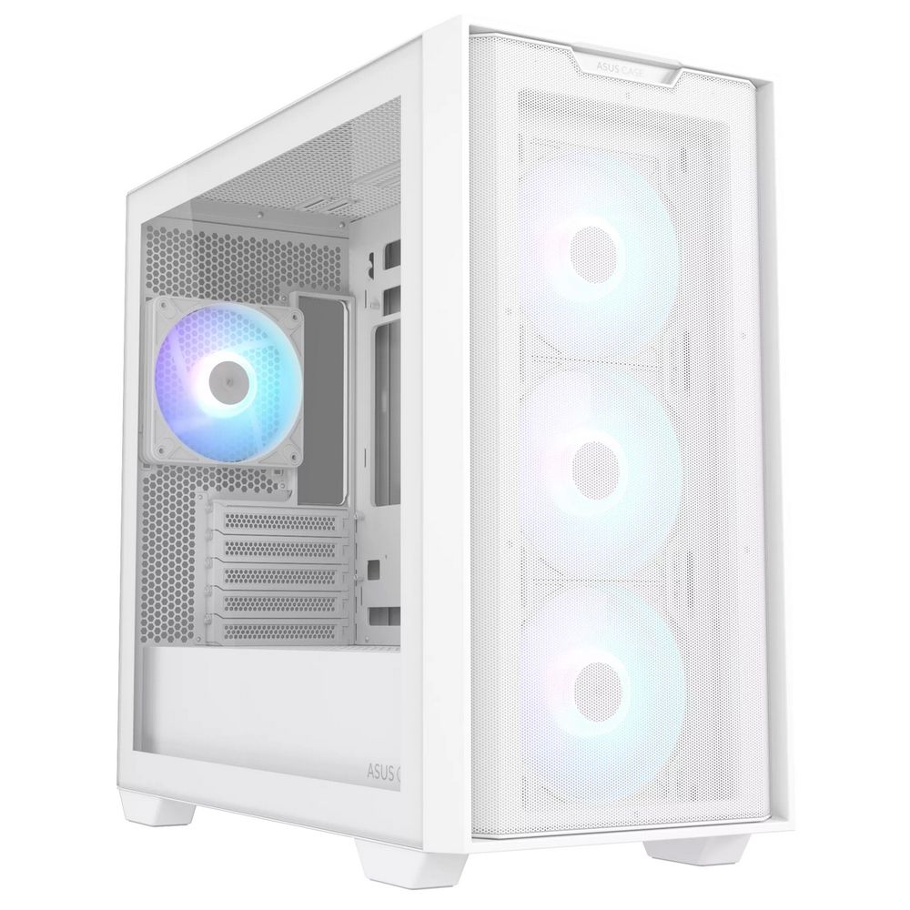 Корпус ПК ASUS 90DC00H3-B19010, A21 PLUS, белый, TG