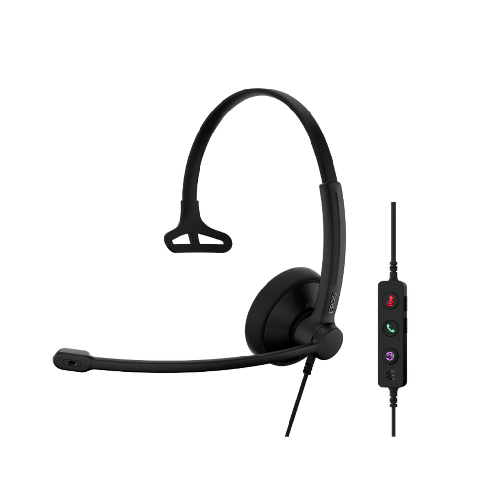 Гарнитура EPOS IMPACT 100 UC Mono, проводная, USB-C/A, 2 м