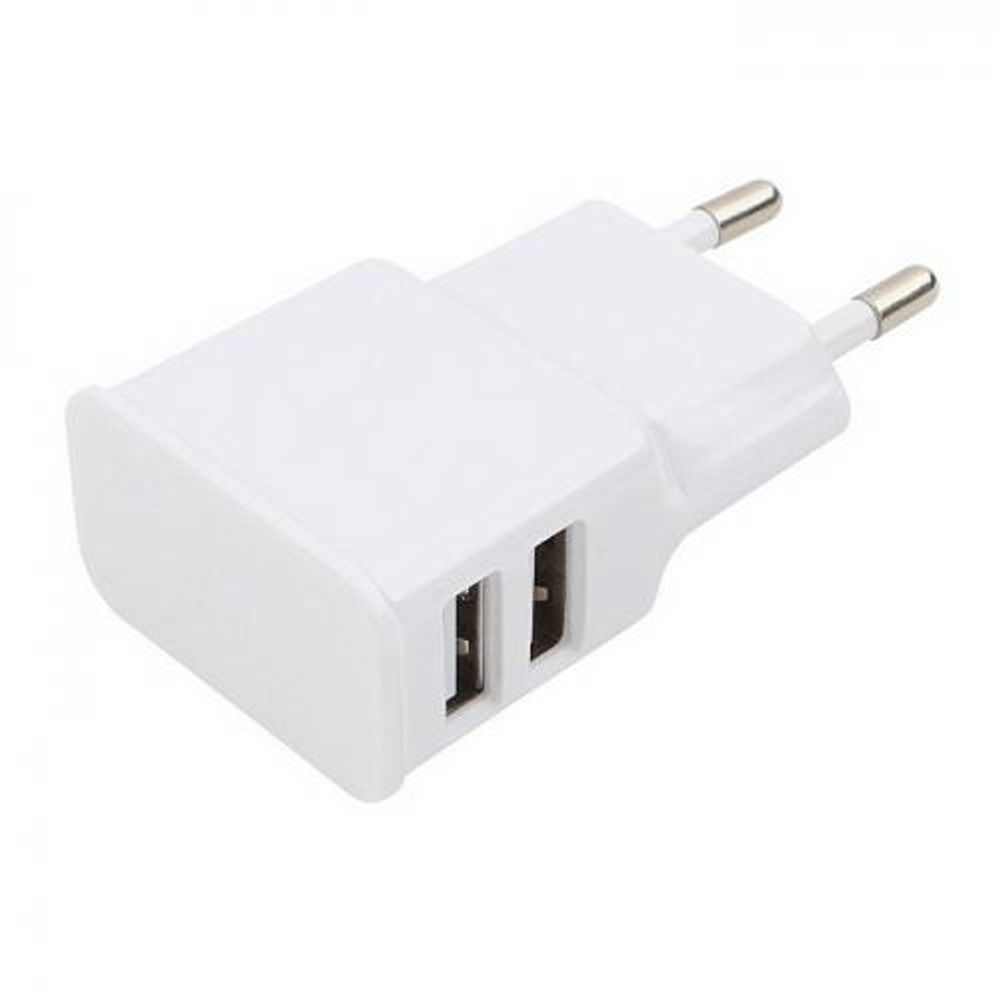 Сетевое зарядное устройство Cablexpert MP3A-PC-11, 2×USB, 2.1A, белый
