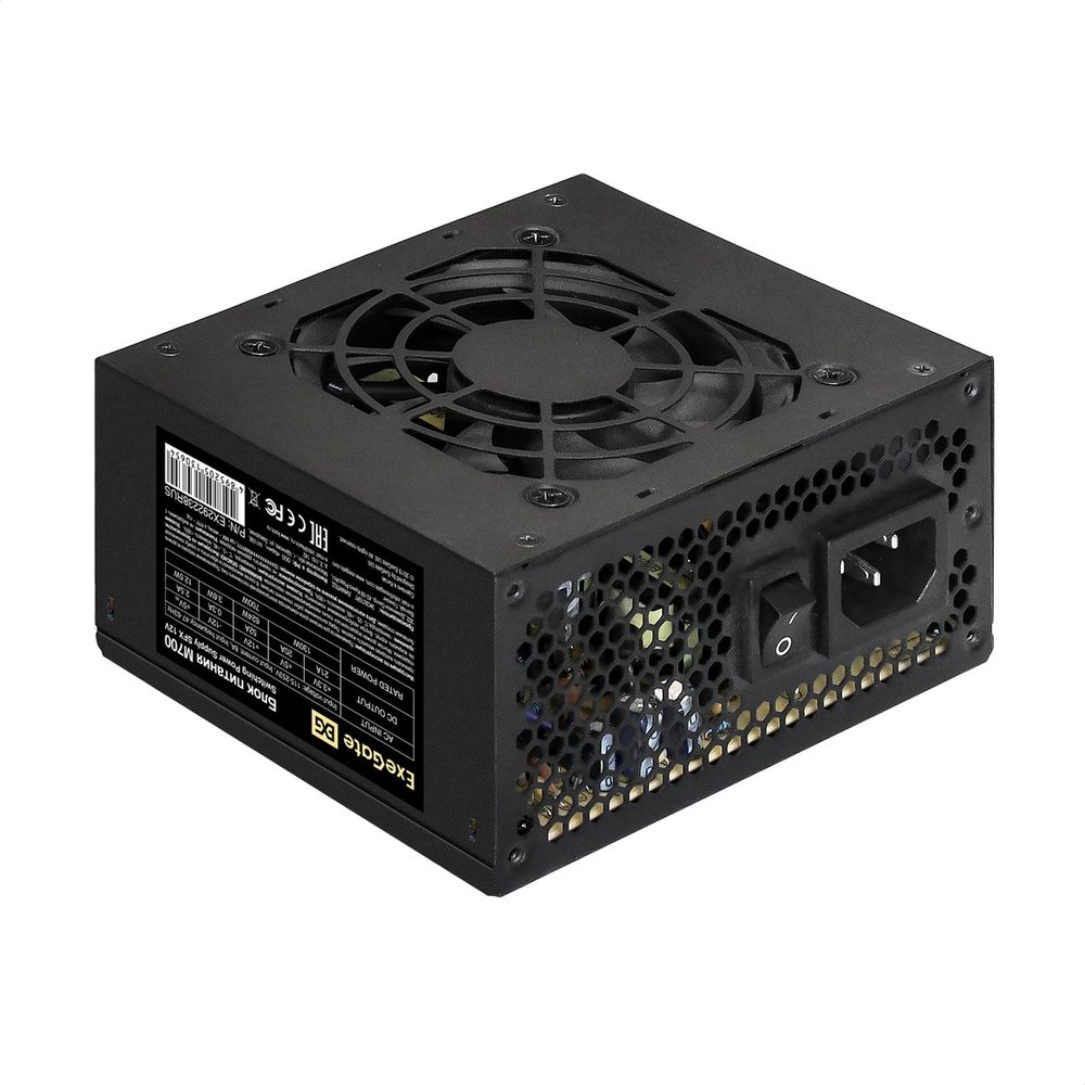 Блок питания ExeGate M700 EX292238RUS, SFX, 700 Вт, 80 PLUS Silver, APFC