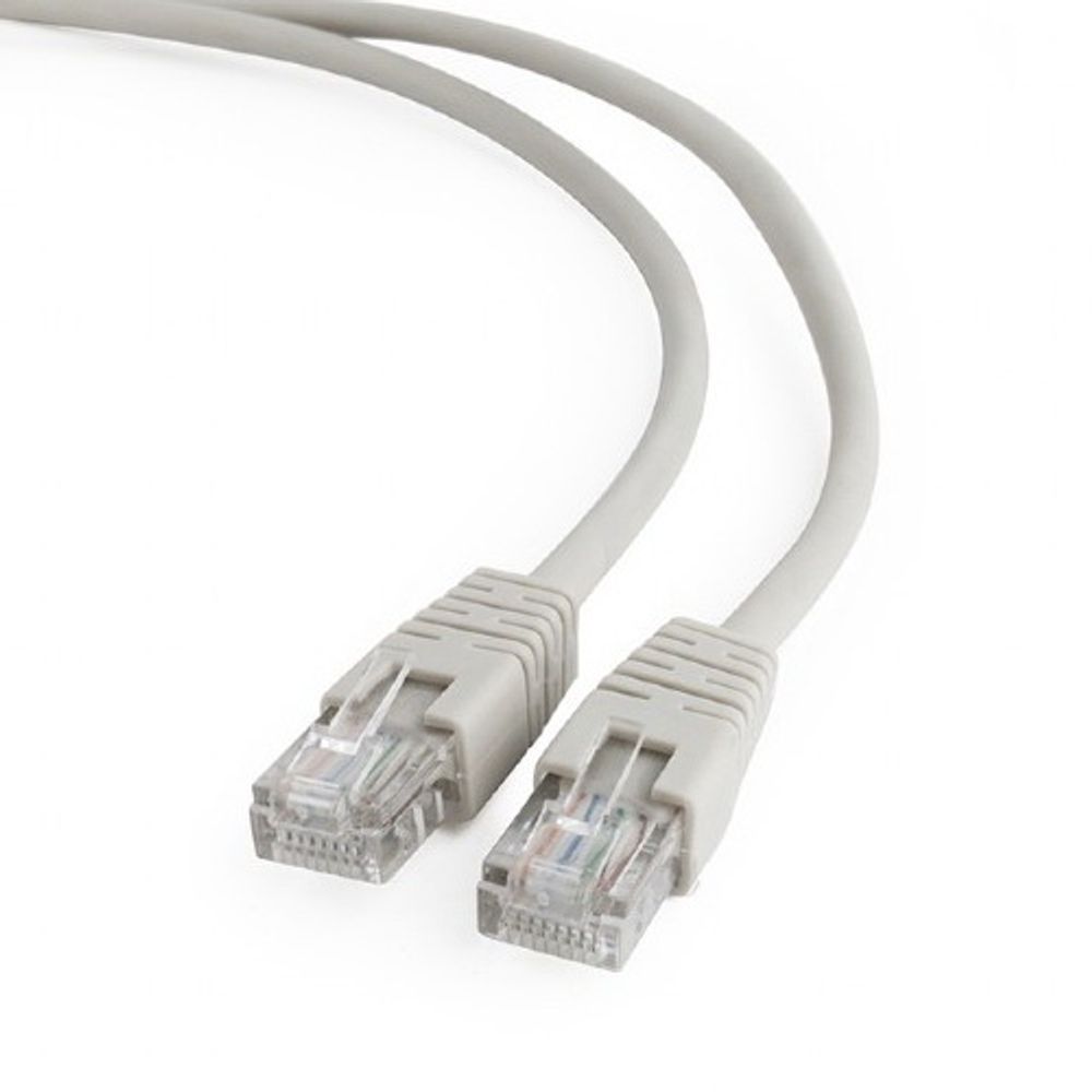 Патч-корд Cablexpert PP6-5M, FTP кат.6, 5 м, RJ45–RJ45, серый