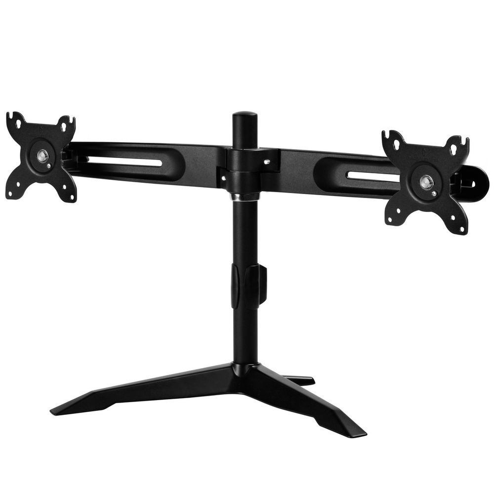 Кронштейн Silverstone SST-ARM23BS, настольный, 2 дисплея 15–24", до 12 кг, VESA 75x75/100x100
