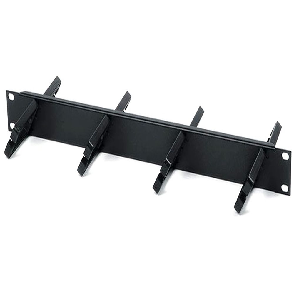 Кабель-органайзер Hyperline CM-2U-PL-DBL, 19", 2U, пластик