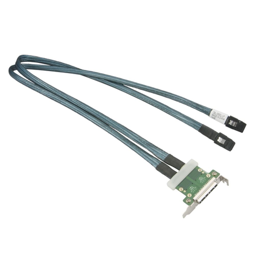 Кабель Supermicro CBL-0352L-LP, Low Profile, 85 см, 2-port iPASS