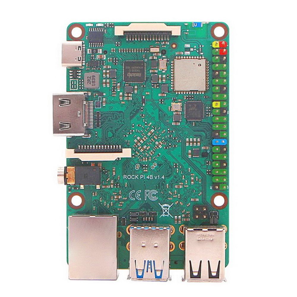 Одноплатный компьютер RockPi RPBoard A4, 4GB, RK3399