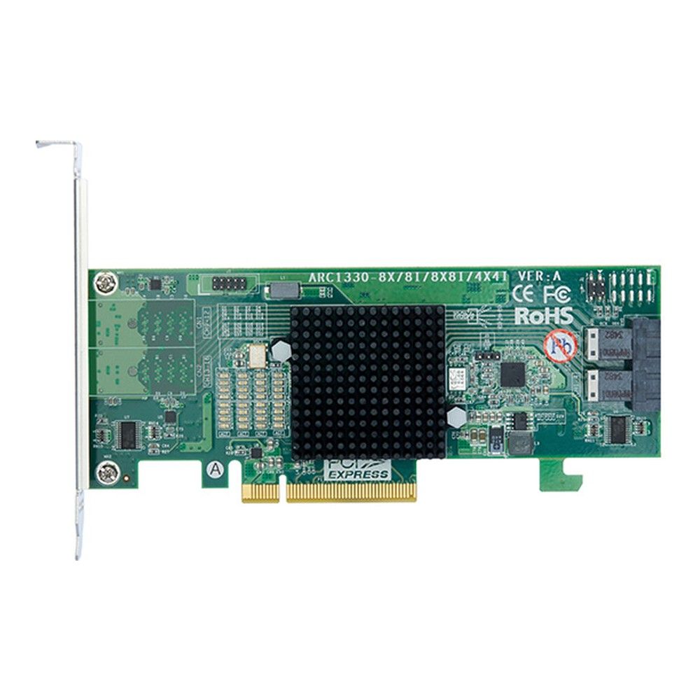HBA-адаптер Areca ARC-1330-8i, PCIe 3.0 x8, 8 портов, SAS/SATA 12 Гбит/с