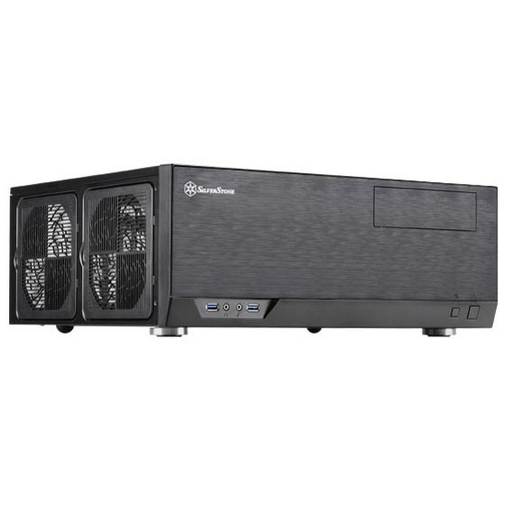 Корпус Silverstone SST-GD09B Grandia, HTPC, Desktop, ATX, чёрный