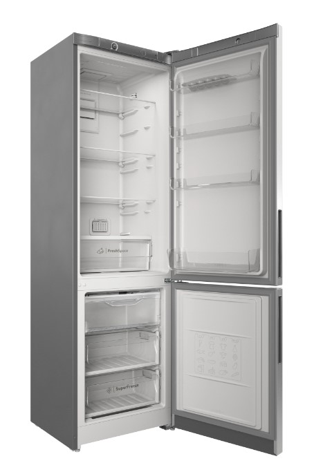 Холодильник Indesit ITS 4200 XB, двухкамерный, 247/78 л, No Frost, 196 см