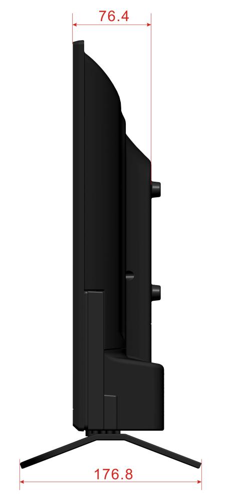 Телевизор Leff 32H240S, 32" LED, 1366x768, HDMI, USB