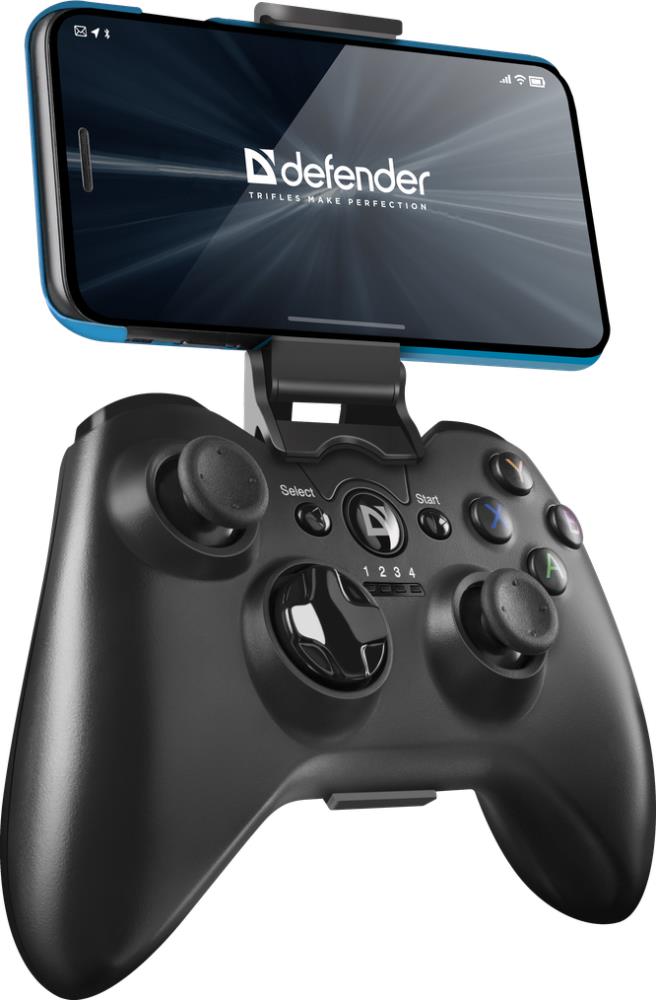 Геймпад Defender Wireless CodX 64282, Bluetooth, USB, 11кн, 2 мини-джойстика