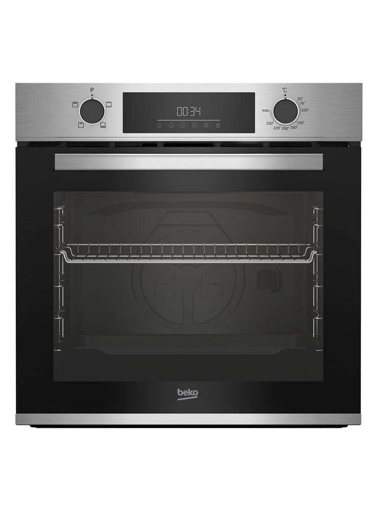 Духовой шкаф BEKO BBIC12300XD, электрический, 2300 Вт, 4 режима, нержавеющая сталь