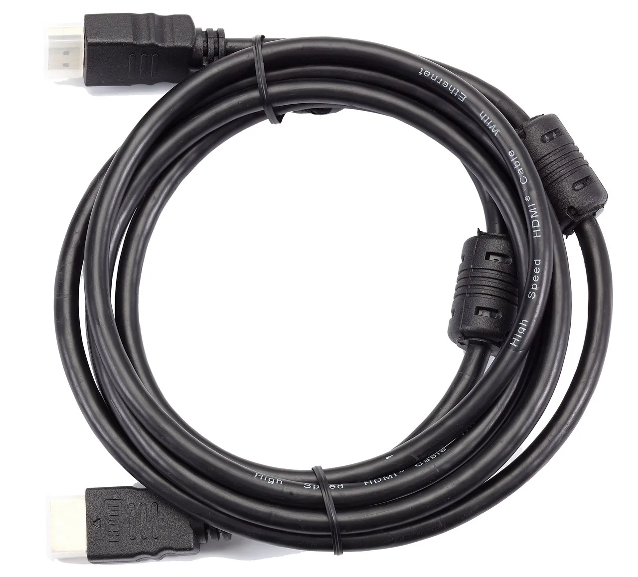 Кабель HDMI Telecom TCG200F-2M, HDMI 19M–HDMI 19M, версия 2.0, 2 м, черный
