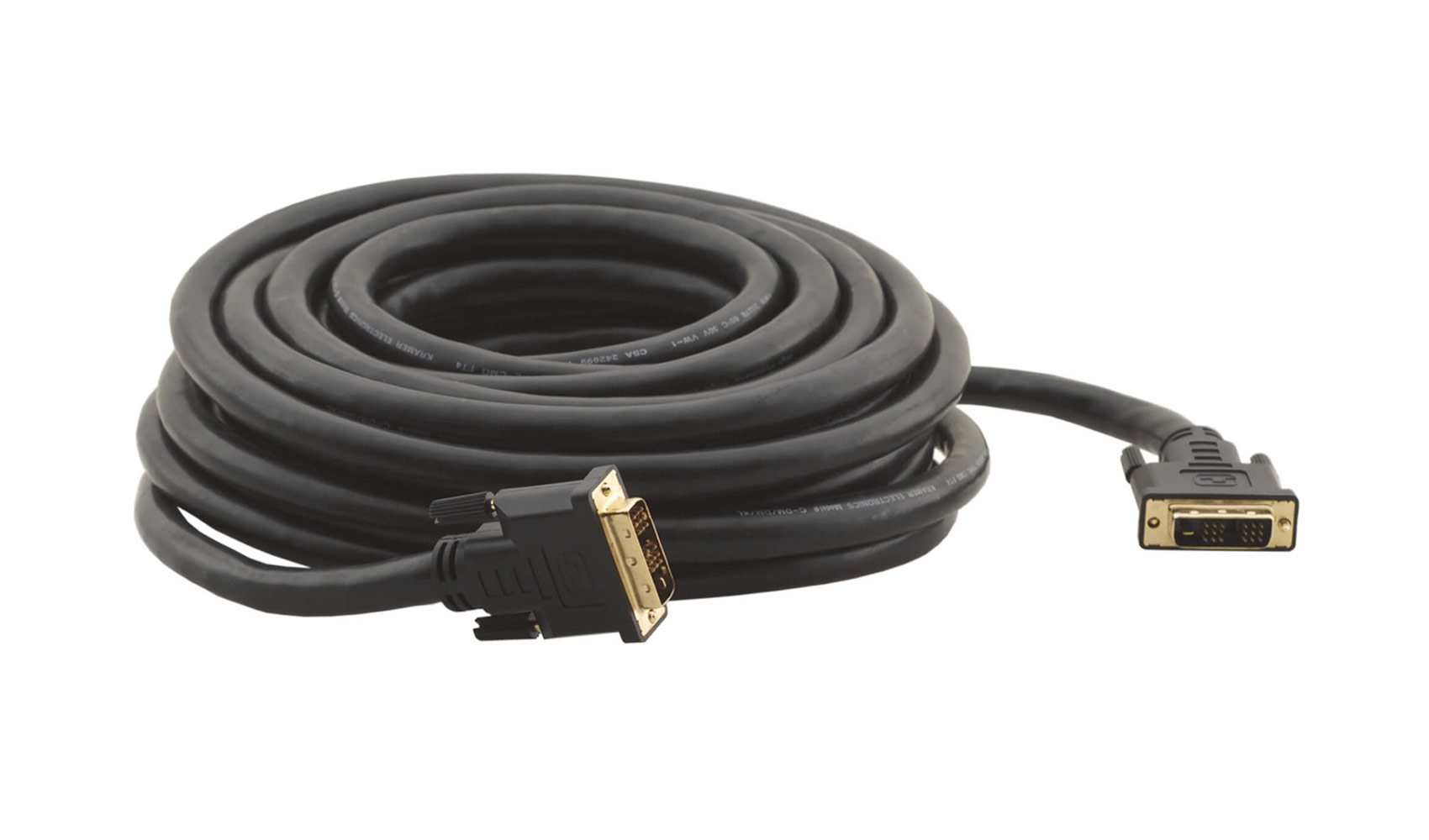 Кабель DVI-D Single link Kramer Electronics C-DM/DM/XL-15 (94-0111015), вилка–вилка, 18+1, 4,6 м